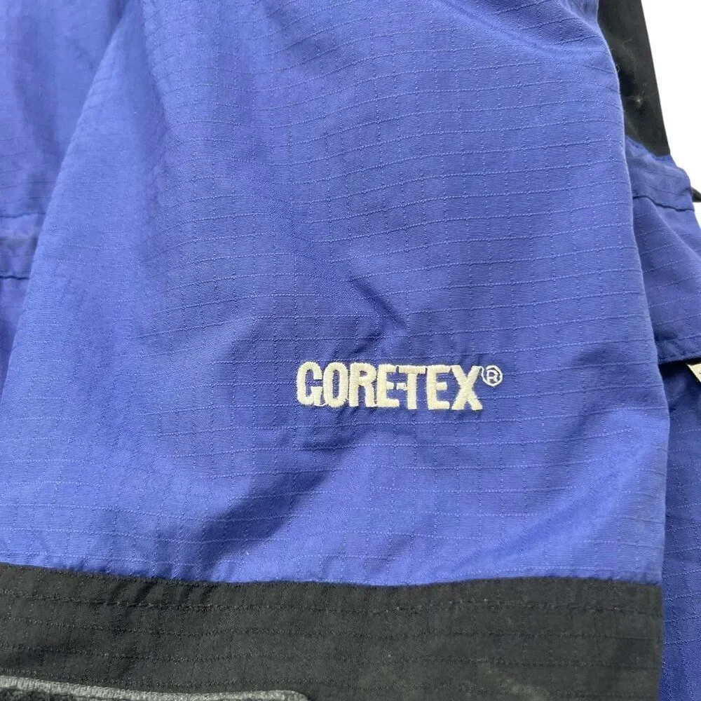 Vintage The North Face Men's Gore-Tex Waterproof Jacket Blue Outdoor Rain Sz XXL